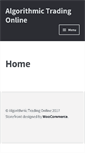 Mobile Screenshot of algorithmictradingonline.com